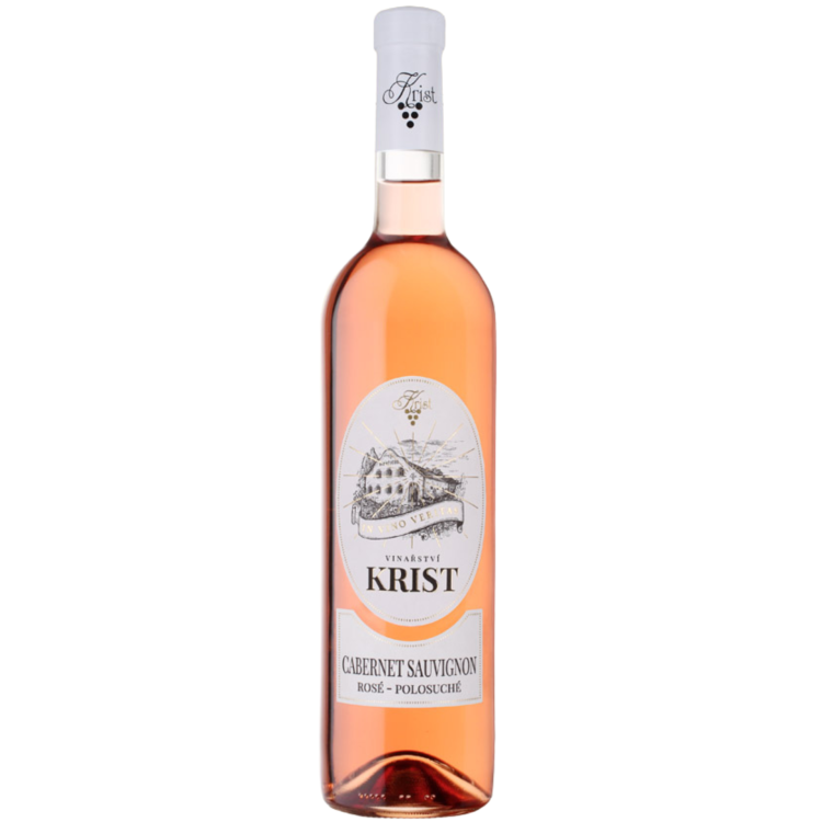 Cabernet Sauvignon Rosé Vinařství Krist – półwytrawne różowe wino z Czech. Idealne na letnie spotkania.