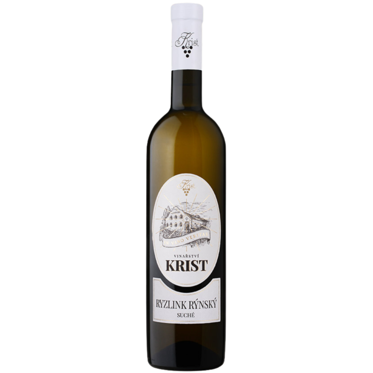 Butelka Ryzling Rynsky Vinarstvi Krist - wino o wyrazistym smaku